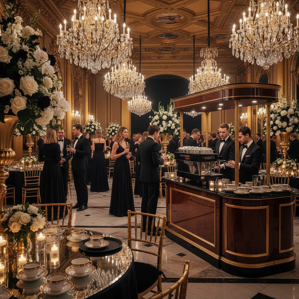 Borusan Holding gala gecesi kahve servisi